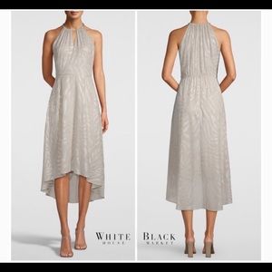 NWT | White House Black Market | High Low Halter Dress